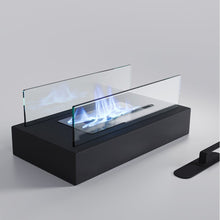 Load image into Gallery viewer, Bio Ethanol Fireplace Tabletop Metal Base Burner Fire with Flame Guard Bio Ethanol Fireplaces Living and Home
