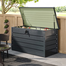 Load image into Gallery viewer, Garden Steel Box 200/300L Patio Waterproof Storage Box Garden Storage Boxes Living and Home