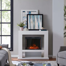 Load image into Gallery viewer, 24 Inch Inset Small Electric LED Fireplace Wall Mounted Heater 1kw/2kw Fireplaces Living and Home