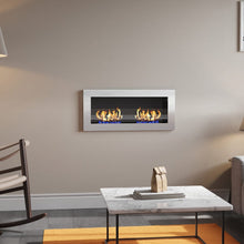 Load image into Gallery viewer, Wall Mounted Recessed Ethanol Fireplace for Living Room Living and Home