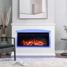 Load image into Gallery viewer, 34-Inch Embedded Electric Fireplace: Stylish Atmosphere Light with Dual Heating Options Living and Home