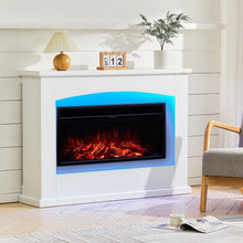 Load image into Gallery viewer, 34-Inch Embedded Electric Fireplace: Stylish Atmosphere Light with Dual Heating Options Living and Home