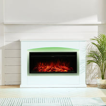 Load image into Gallery viewer, 34-Inch Embedded Electric Fireplace: Stylish Atmosphere Light with Dual Heating Options Living and Home