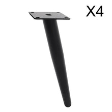 Load image into Gallery viewer, Metal Table Legs Tapered Furniture Legs Replacement Living and Home