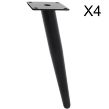 Load image into Gallery viewer, Metal Table Legs Tapered Furniture Legs Replacement Living and Home