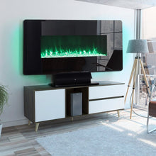 Load image into Gallery viewer, Electric Freestanding and Wall Mounted Fireplace with Stand Living and Home