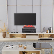 Load image into Gallery viewer, Modern Insert Log Electric Fireplace with Realistic Ember Bed Living and Home