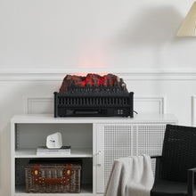 Load image into Gallery viewer, Modern Insert Log Electric Fireplace with Realistic Ember Bed Living and Home