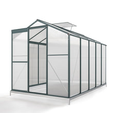 Load image into Gallery viewer, 10' x 6' ft Garden Hobby Greenhouse Green Framed with 2 Vents Garden Storages & Greenhouses Living and Home