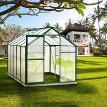 Load image into Gallery viewer, 10' x 6' ft Garden Hobby Greenhouse Green Framed with 2 Vents Garden greenhouse Living and Home Without Base W 190 x L 313 x H 183.3 cm