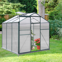Load image into Gallery viewer, Aluminium Hobby Greenhouse with Base and Window Opening