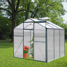 Load image into Gallery viewer, Aluminium Hobby Greenhouse with Window Opening