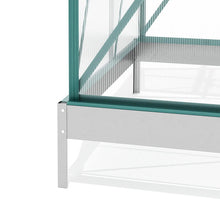 Load image into Gallery viewer, Aluminium Hobby Greenhouse with Base and Window Opening