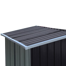 Load image into Gallery viewer, Garden Outdoor Metal Firewood Log Storage Shed