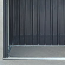 Load image into Gallery viewer, Garden Metal Storage Shed with Log Storage