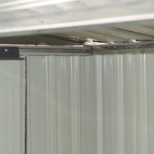 Load image into Gallery viewer, Garden Metal Storage Shed with Log Storage