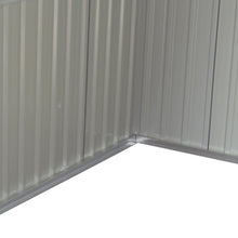 Load image into Gallery viewer, Garden Metal Storage Shed with Log Storage