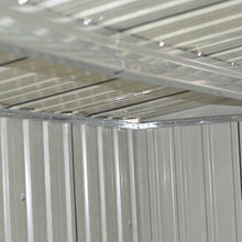 Load image into Gallery viewer, Garden Steel Shed Gable Roof Top with Firewood Storage Garden Storages & Greenhouses Living and Home