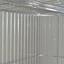 Load image into Gallery viewer, Garden Steel Shed Gable Roof Top with Firewood Storage Garden Storages & Greenhouses Living and Home