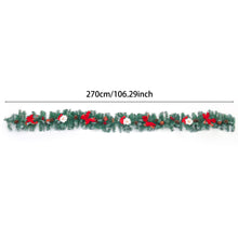 Load image into Gallery viewer, Cute Pre-lit Artificial Christmas Garland with Santa for Door and Mantel Living and Home