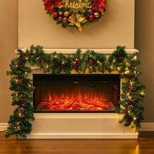 Load image into Gallery viewer, Traditional LED Christmas Garland with Pines Berries Living and Home