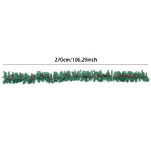 Load image into Gallery viewer, Traditional LED Christmas Garland with Pines Berries Living and Home