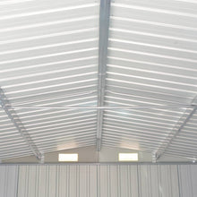 Load image into Gallery viewer, Garden Metal Storage Shed with Gabled Roof Top Large Size Greenhouses Living and Home