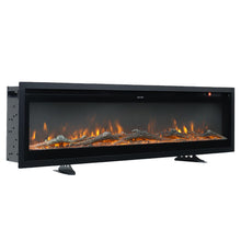 Load image into Gallery viewer, 70/80 Inch Electric Fireplace with Remote 9 Flame Colours 900W/1800W Living and Home