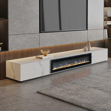 Load image into Gallery viewer, 70/80 Inch Electric Fireplace with Remote 9 Flame Colours 900W/1800W Living and Home