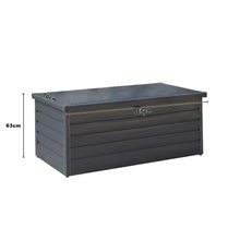 Load image into Gallery viewer, 600L Metal Outdoor Garden Storage Box Lockable Garden Storage Boxes Living and Home