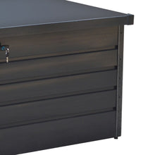 Load image into Gallery viewer, 600L Metal Outdoor Garden Storage Box Lockable Garden Storage Boxes Living and Home