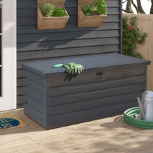 Load image into Gallery viewer, 600L Metal Outdoor Garden Storage Box Lockable Garden Storage Boxes Living and Home