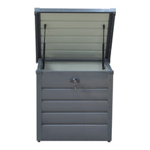 Load image into Gallery viewer, 200L/600L Metal Outdoor Garden Storage Box Lockable Garden Storage Boxes Living and Home
