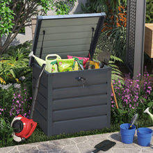 Load image into Gallery viewer, 200L/600L Metal Outdoor Garden Storage Box Lockable Garden Storage Boxes Living and Home
