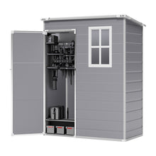 Load image into Gallery viewer, Plastic Outdoor Garden Tool Shed