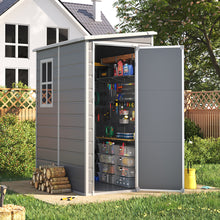 Load image into Gallery viewer, 5 x 4FT Outdoor Plastic Storage Shed