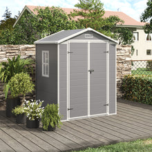 Load image into Gallery viewer, Plastic Outdoor Garden Storage Shed