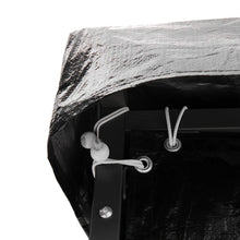 Load image into Gallery viewer, Garden Sanctuary Metal Tube Firewood Rack with Roof Garden Sheds Living and Home