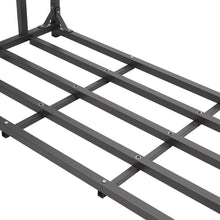 Load image into Gallery viewer, Garden Sanctuary Metal Tube Firewood Rack with Roof Garden Sheds Living and Home