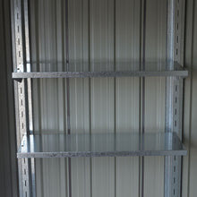 Load image into Gallery viewer, 12x4/12x6ft Outdoor Metal Storage Shed with Lean-to and Built-in shelf
