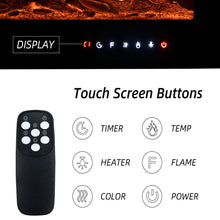 Load image into Gallery viewer, 50/60/72 inch Wall Mounted Electric Fireplaces With Remote Control 9 Flame Colours Heater
