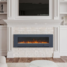 Load image into Gallery viewer, 50/60 inch Electric Fireplaces 5000BTU Wall Mounted Heater Wall Mounted Fireplaces Living and Home