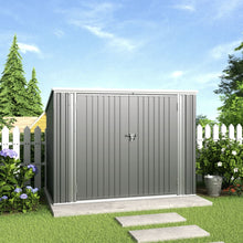 Load image into Gallery viewer, 176cm Wide Steel Storage for Bike Shed Grey Tool Shed Bike & Bin Sheds Living and Home