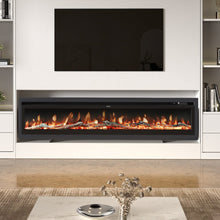 Load image into Gallery viewer, 100 Inch Electric Fireplace with Remote 12 Flame Colours 1800W Living and Home