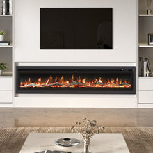 Load image into Gallery viewer, 100 Inch Electric Fireplace with Remote 12 Flame Colours 1800W Living and Home