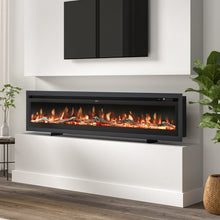 Load image into Gallery viewer, 100 Inch Electric Fireplace with Remote 12 Flame Colours 1800W Living and Home