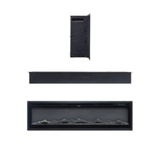 Load image into Gallery viewer, 100 Inch Electric Fireplace with Remote 12 Flame Colours 1800W Living and Home