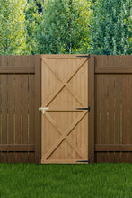 Load image into Gallery viewer, Garden Flat Top Pine Wood Gate Kit With Screw Kit Garden Gates Living and Home