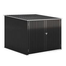 Load image into Gallery viewer, Gardens Plan Galvanized Steel Bicycle Storage Shed