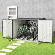Load image into Gallery viewer, Galvanized Steel Bicycle Storage Shed